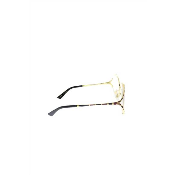 NEW GUCCI round metal eyeglasses in gold - Picture 3 of 3